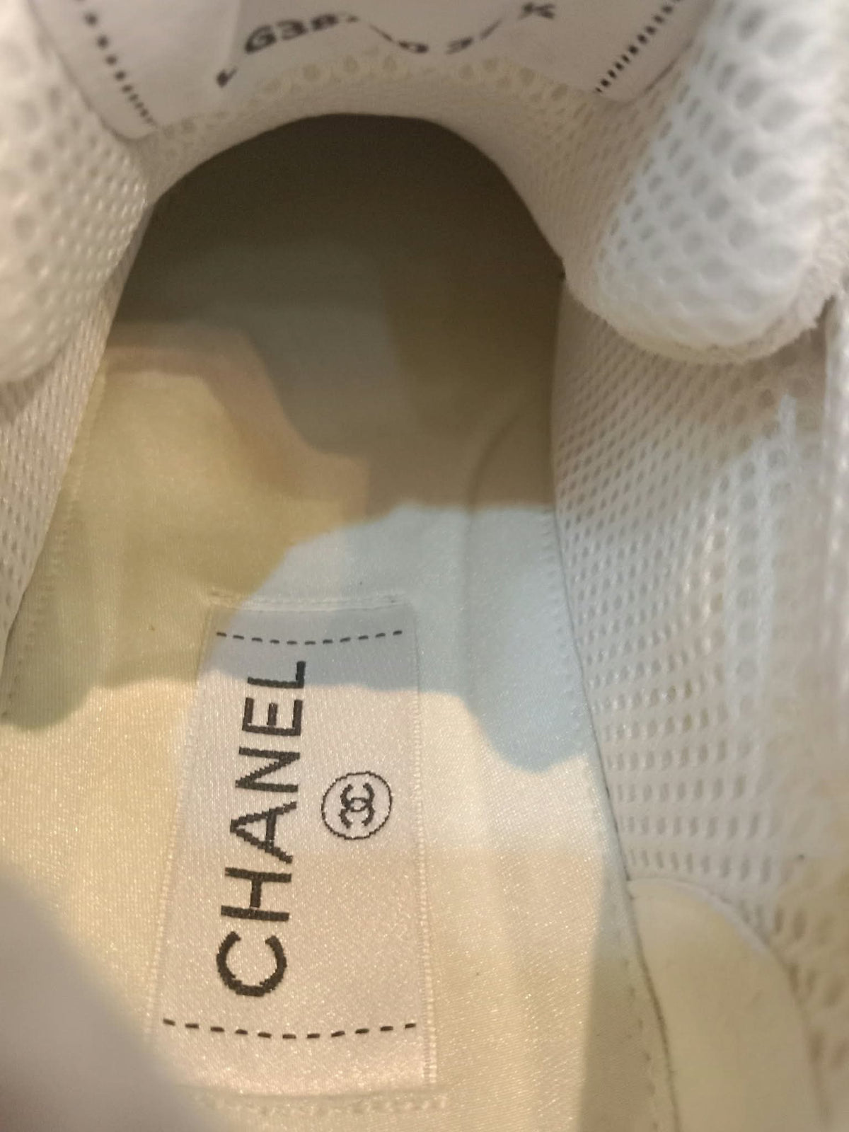 Chanel Fabric and Suede Calfskin Sneakers Size 37