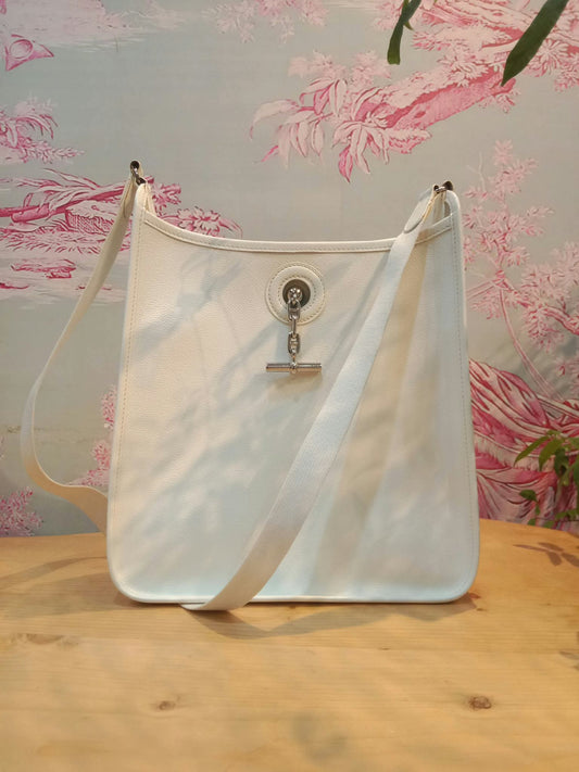 Hermes Vespa Shoulder Bag Epsom Stamp G Square 2003