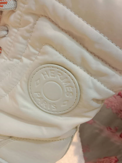 Hermes Fresh Ankle Boots Blanc/White Size 39