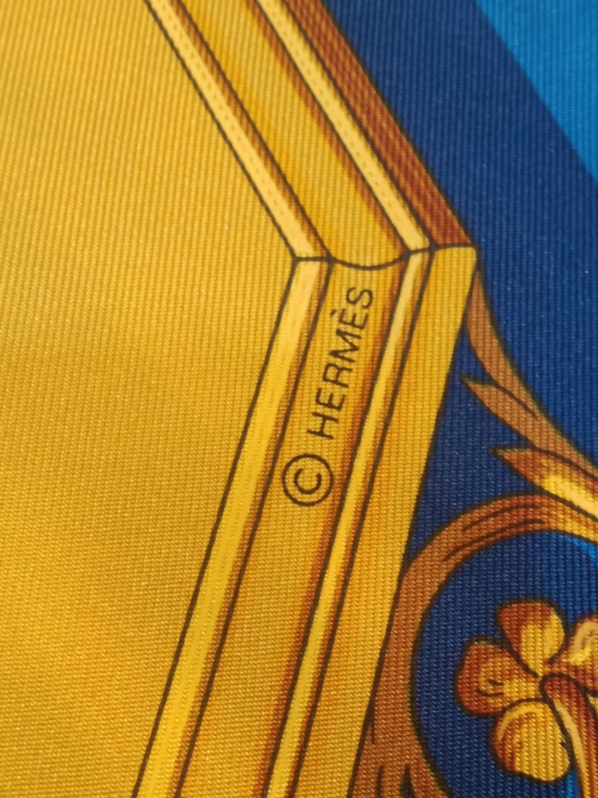 Hermes "Astrologie" Carre 90 Silk Scarf